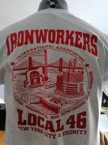 Ironworker Local 46 Rebar Rodbusters Lathers Hoodie size L iron workers