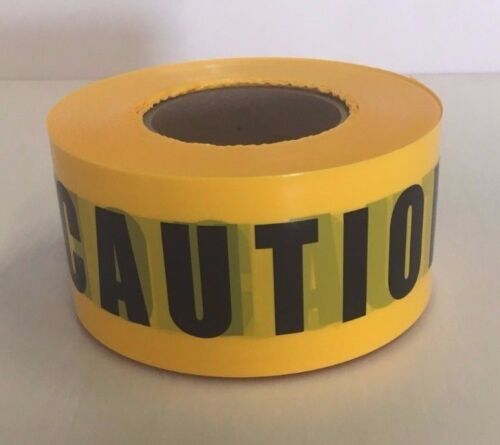 3" x 300' Barricade Ribbon Tape Danger Caution Red CERT FEMA First Responder